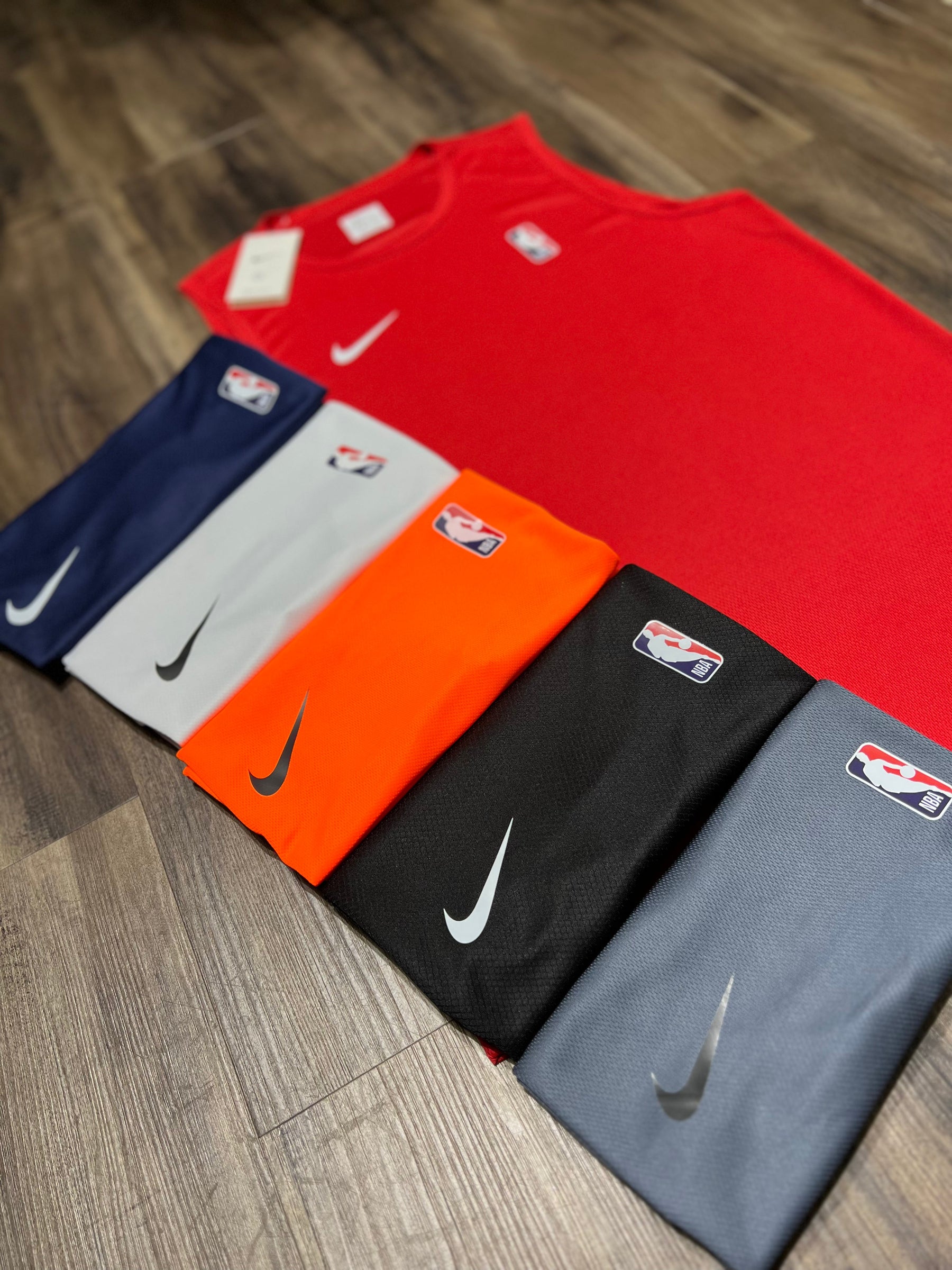 Kit com 6 regatas nike NBA dri-fit