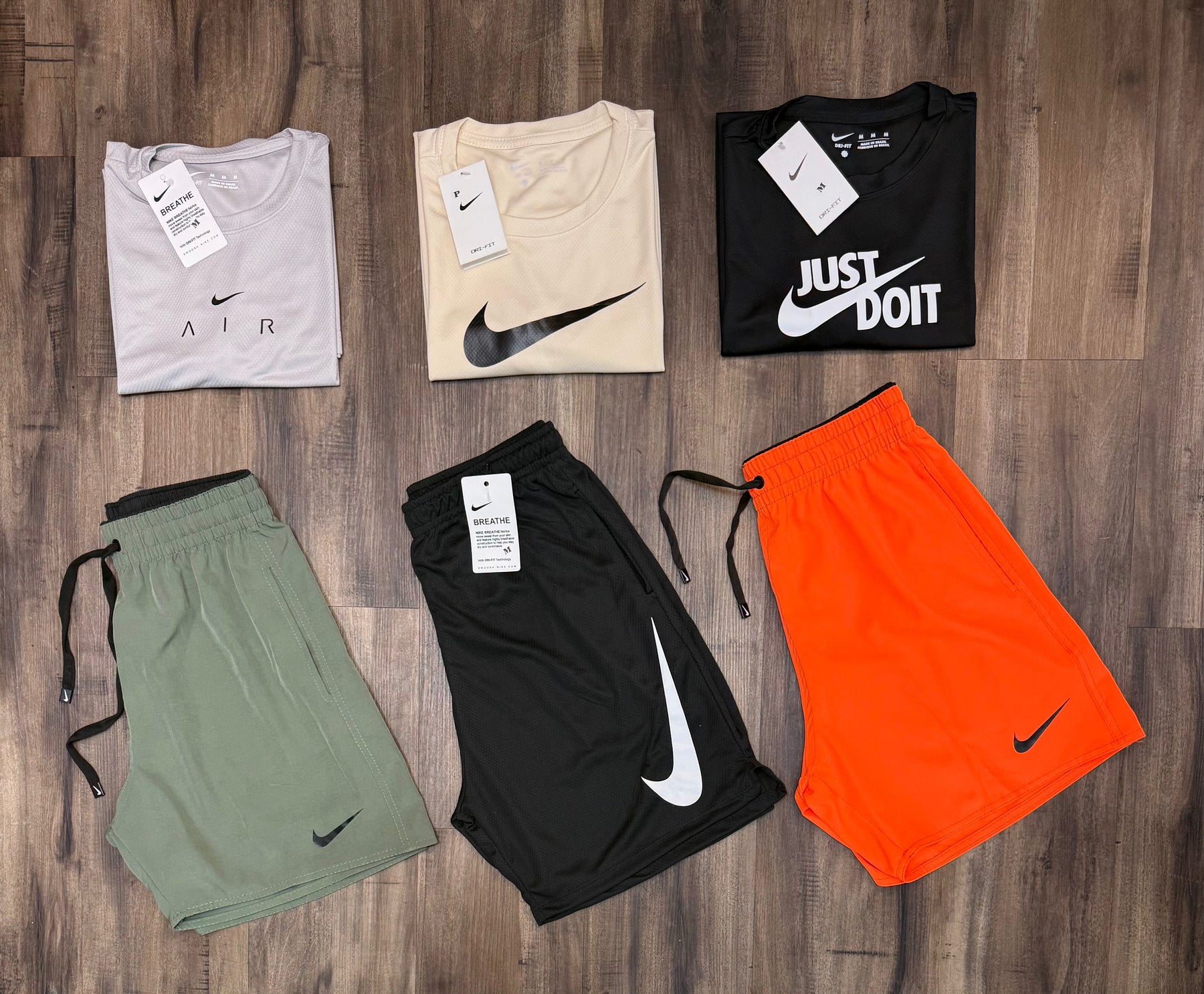 Kit com 6 pecas dri-fit