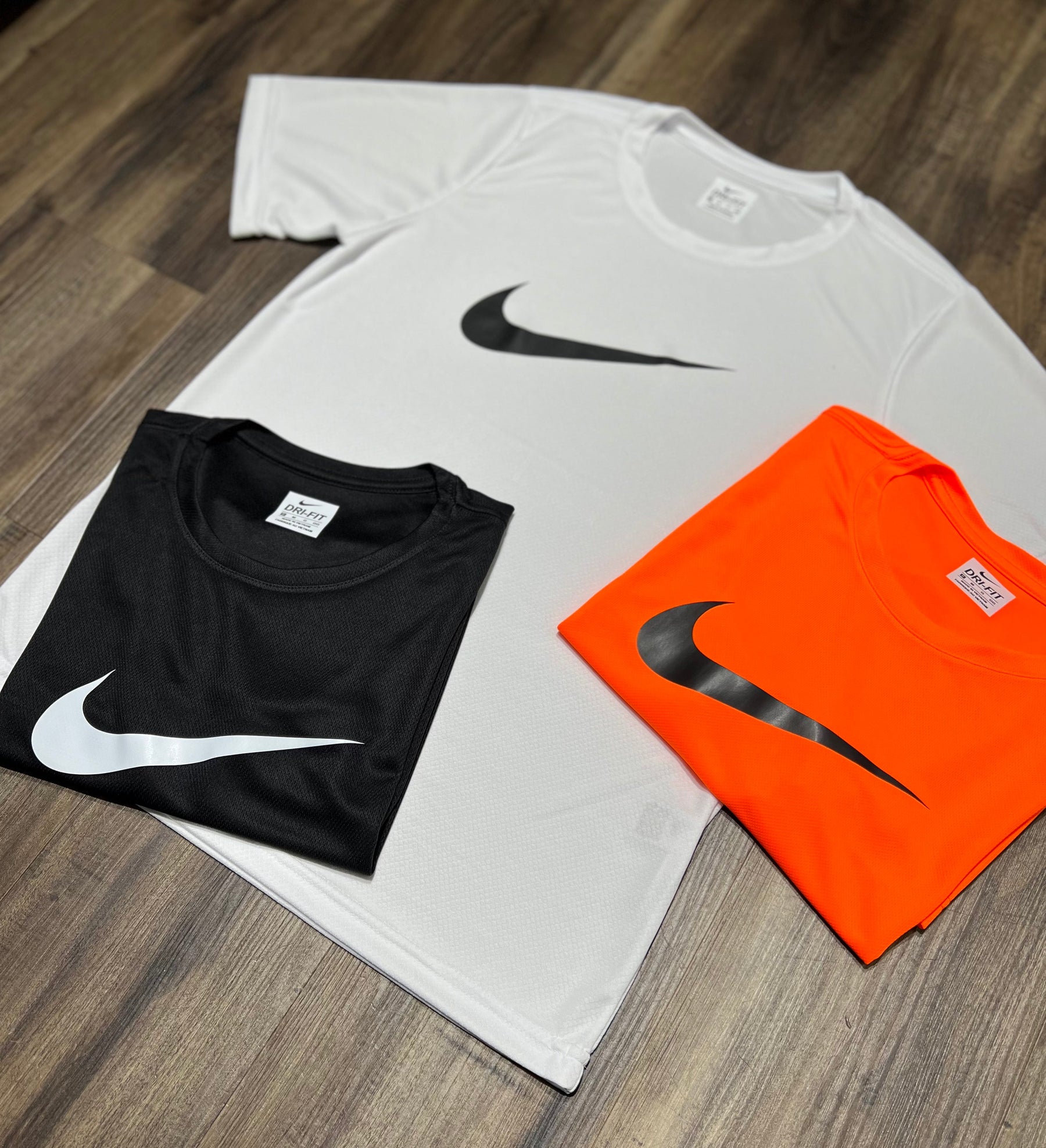 Kit com 3 camisetas nike dri-fit air