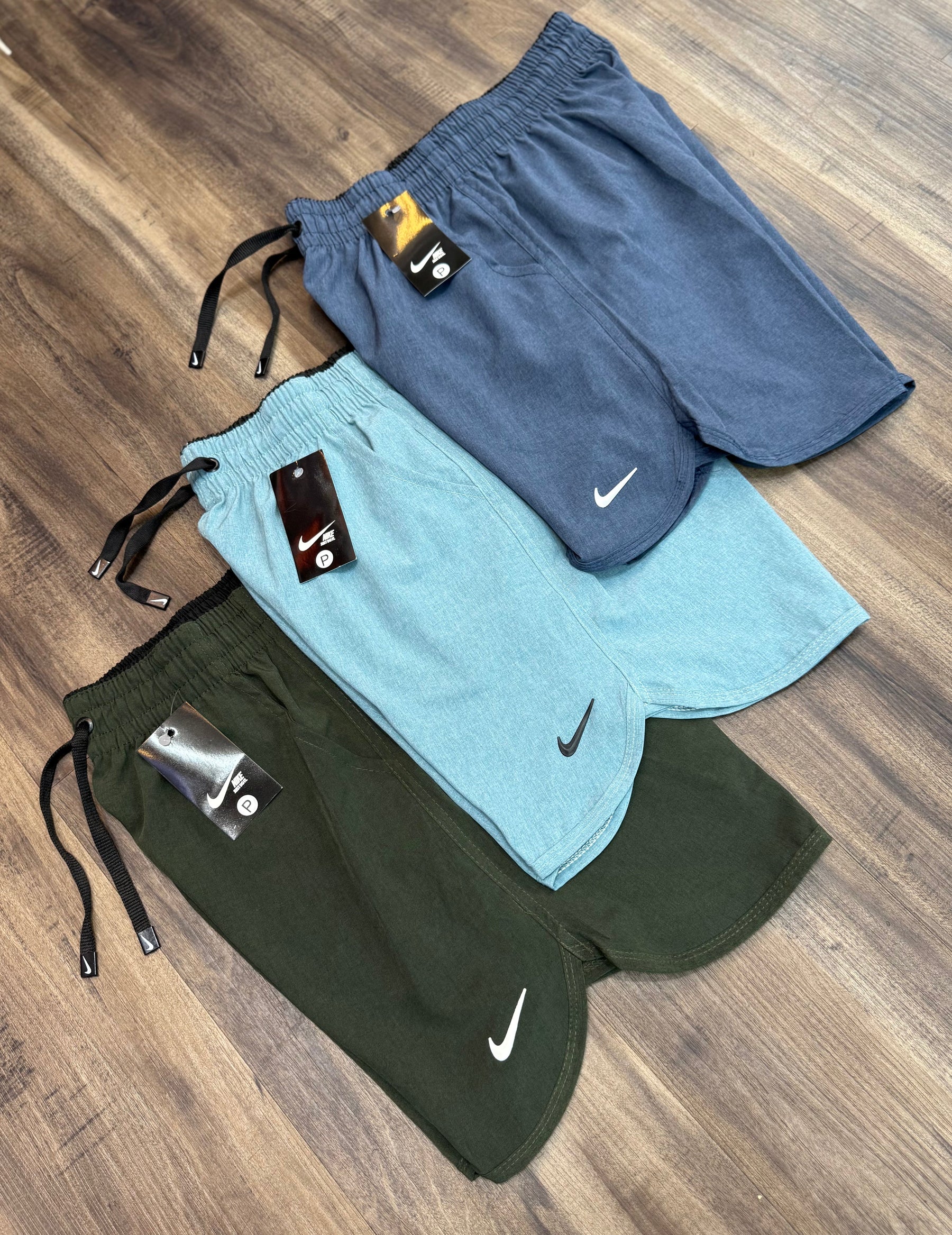 Shorts dri-fit nike (mescla) kit 3 unidades