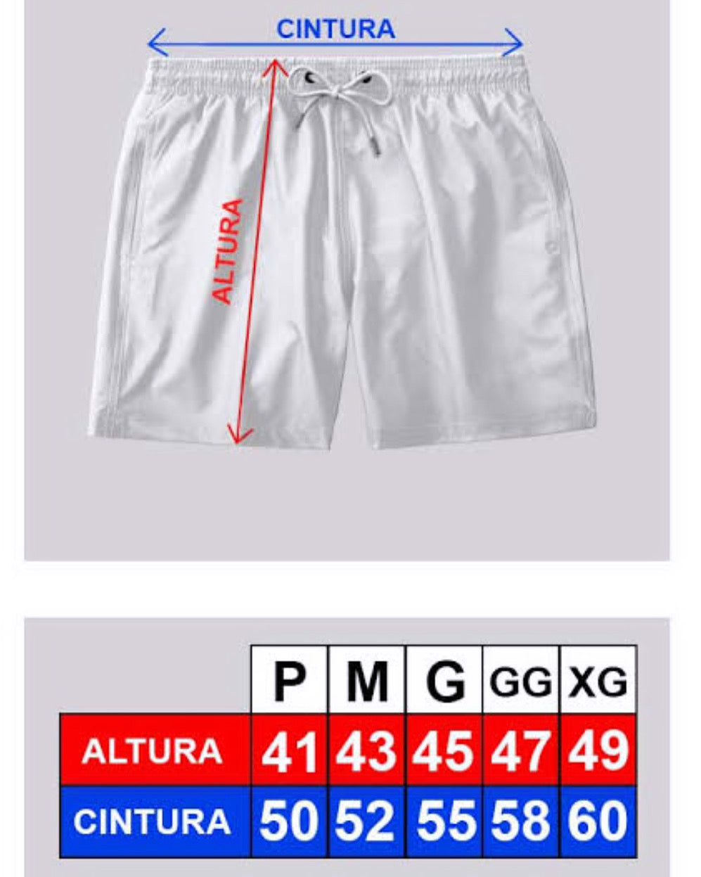 Kit com 6 bermudas Nike dri-fit mauricinho