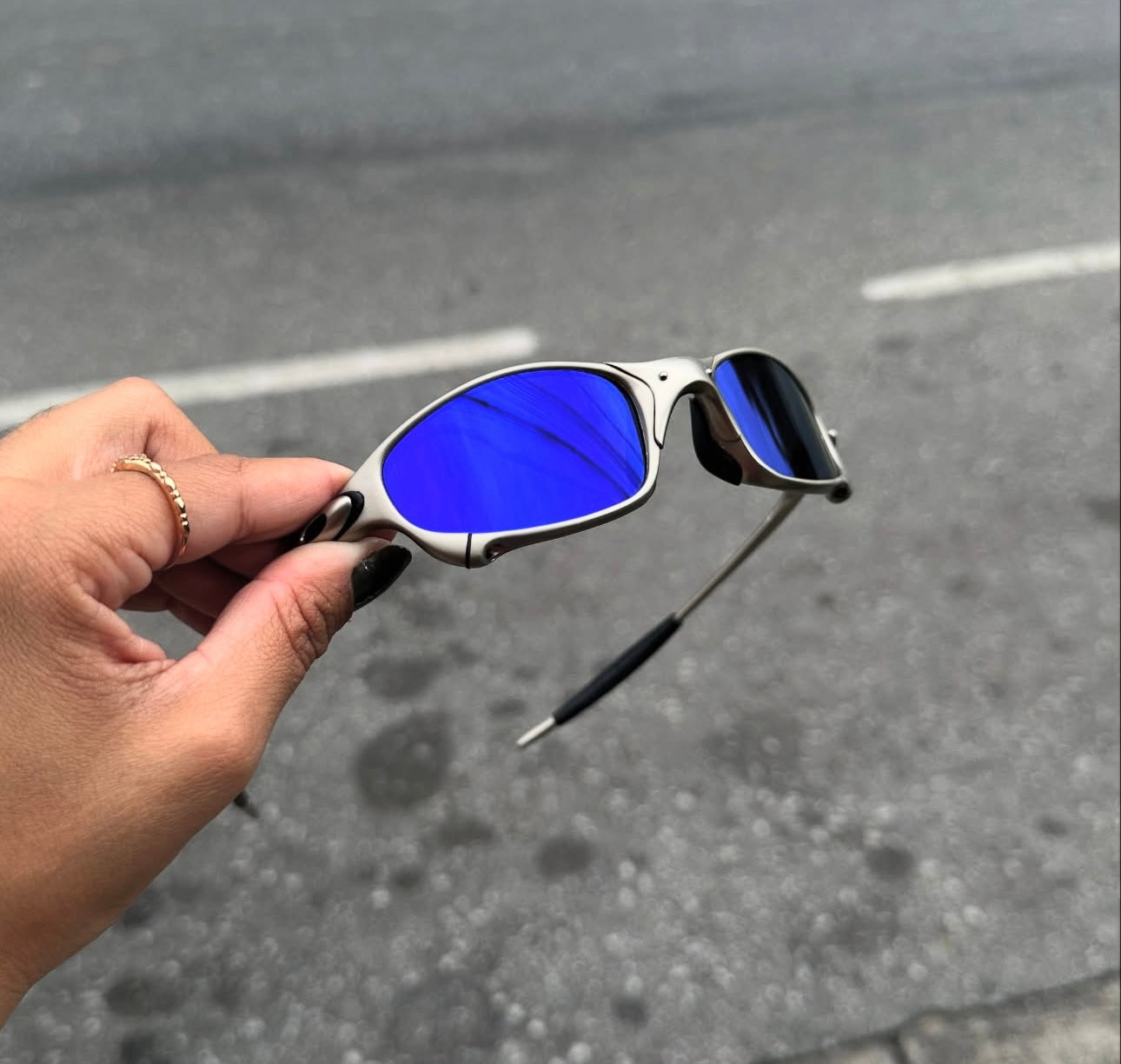 Óculos Juliet Plasma Azul Lançamento
