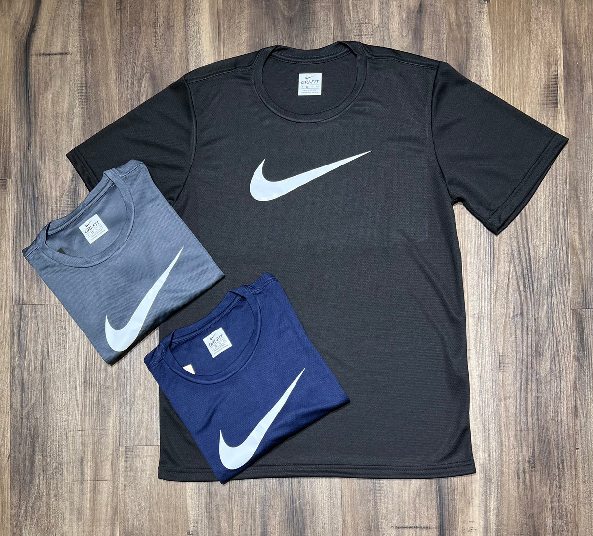 Kit com 3 camisetas nike dri-fit air