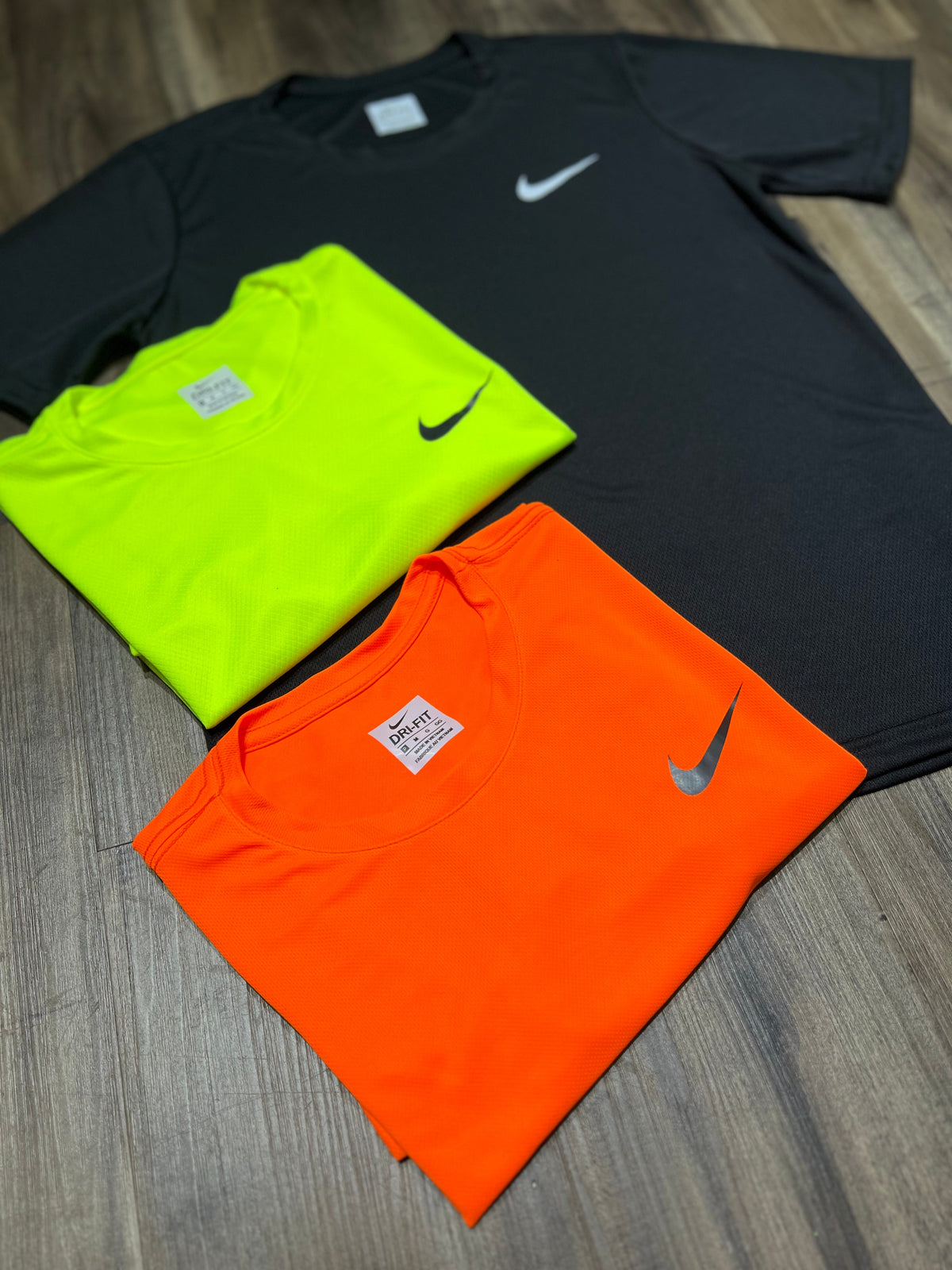 Kit com 3 camisetas nike dri-fit air