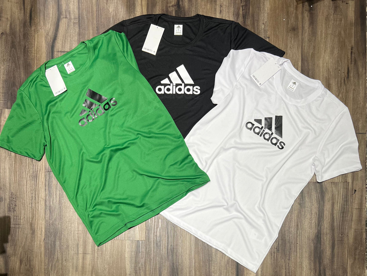 Kit com 3 camisetas adidas dri-fit df