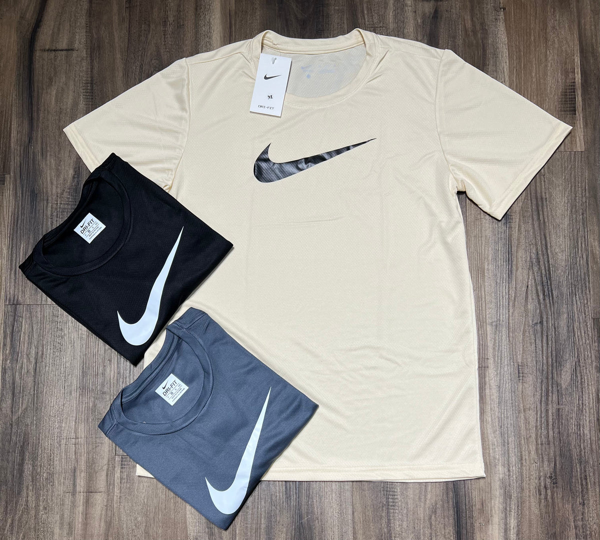 Kit com 3 camisetas nike dri-fit air