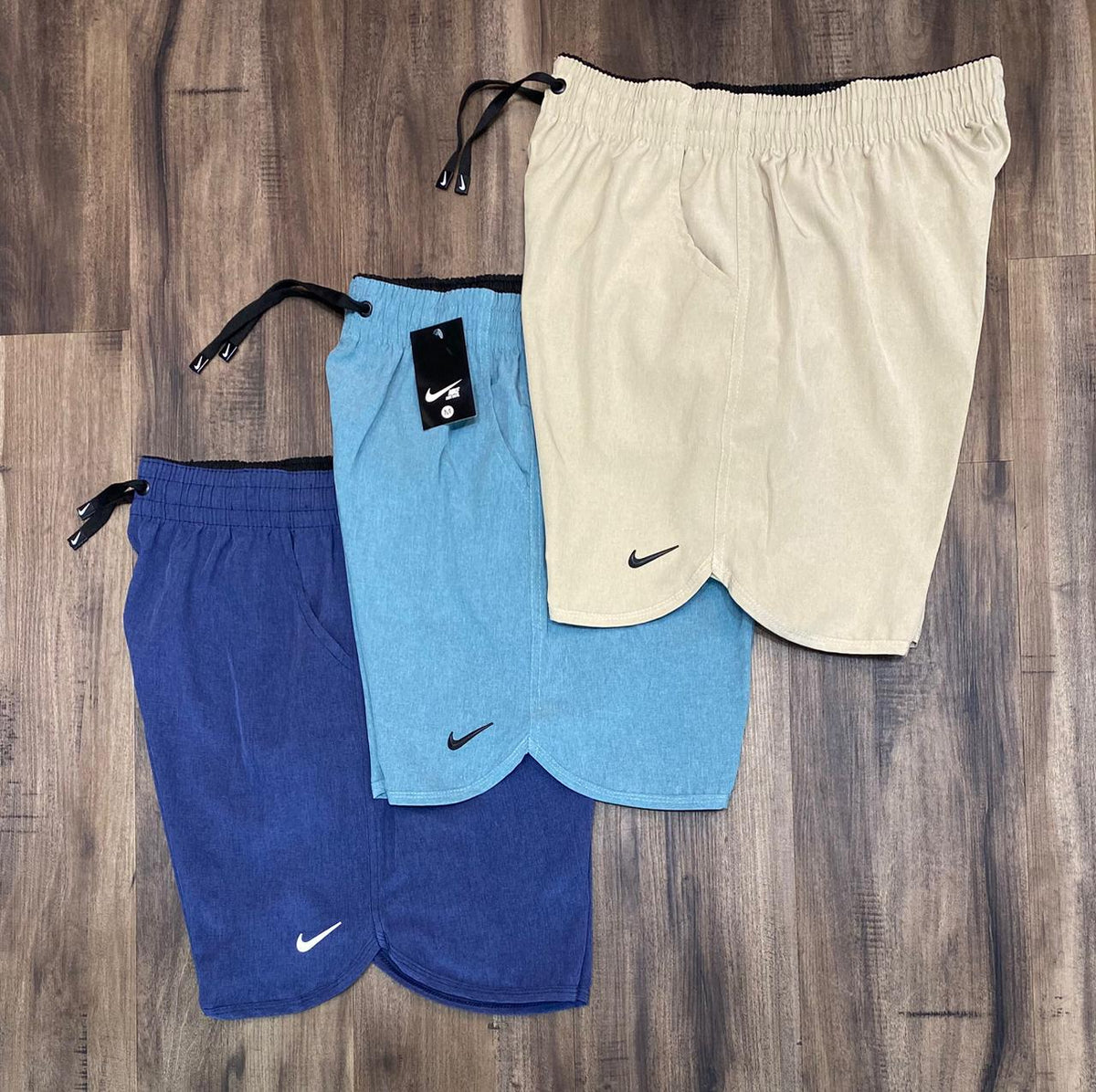 Shorts dri-fit nike (mescla) kit 3 unidades