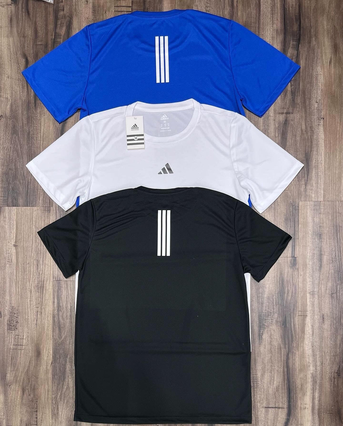 Kit com 3 camisetas dri-fit adidas df